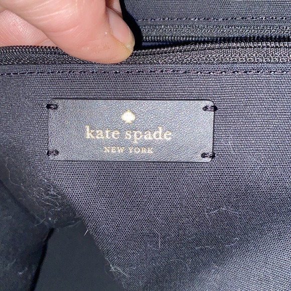 🌹🔥♥️KATE SPADE ELLA TOTE IN BLACK AND WHITE 🌹♥️🔥🔥🔥 - Picture 4 of 5